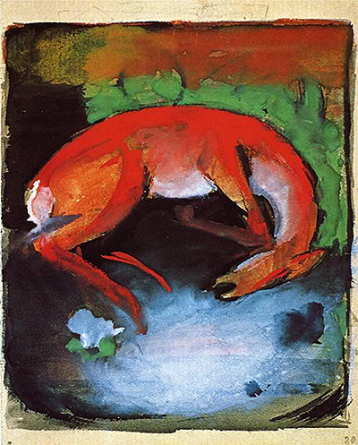 Dead Deer Franz Marc